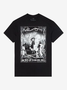 Black Graphic Short Sleeve Crewneck T-Shirt